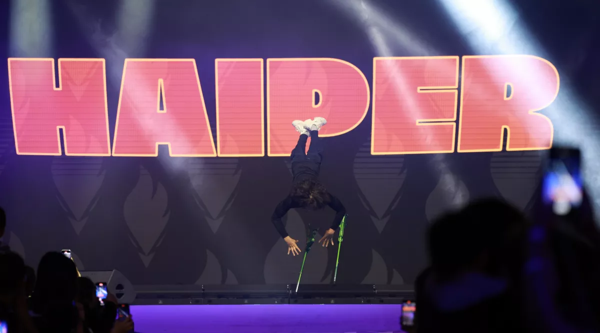 Le danseur Bboy Haiper a mis feu au Club France le 30 août