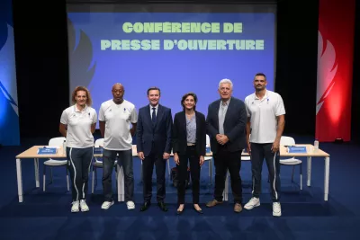 Conférence de presse d'avant Jeux