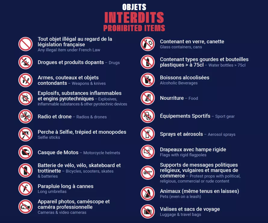 Objets interdits